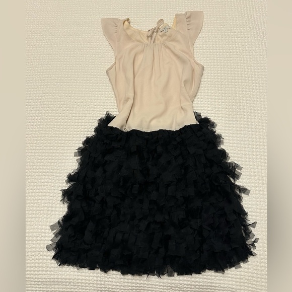 GaP Black Ruffled Dress - Picture 1 of 5